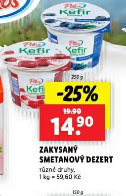 Lidl Zakysaný smetanový dezert nabídka