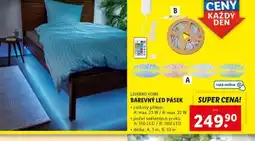 Lidl Barevný led pásek nabídka