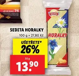 Lidl Sedita horalky nabídka