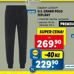 Lidl U.s. grand polo tepláky nabídka