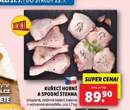 Lidl Kuřecí horní a spodní stehna nabídka