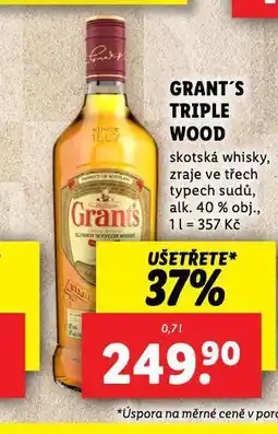 Lidl Grant´s triple wood nabídka