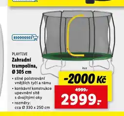 Lidl Zahradní trampolína nabídka