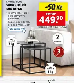 Lidl Sada stolků san diego nabídka