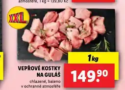 Lidl Vepřové kostky na guláš nabídka