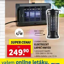 Lidl Elektrický lapač hmyzu nabídka