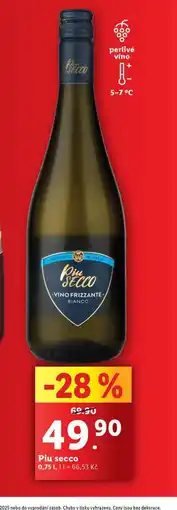 Lidl Piu secco nabídka