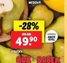 Lidl Hrušky nabídka