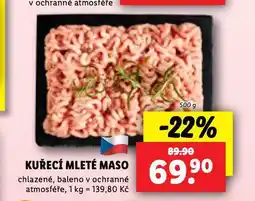 Lidl Kuřecí mleté maso nabídka
