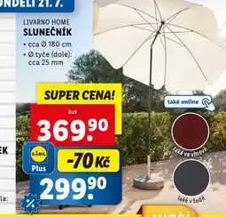 Lidl Slunečník nabídka