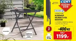 Lidl Hiníkový skládací stůl houston nabídka