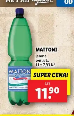 Lidl Mattoni nabídka