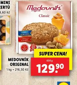 Lidl Medovník original nabídka