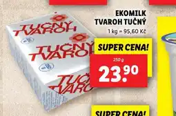 Lidl Ekomilk tvaroh tučný nabídka