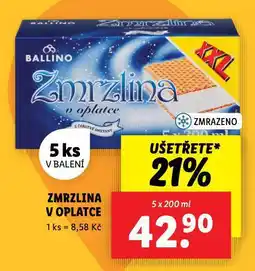 Lidl Zmrzlina v oplatce nabídka