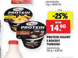 Lidl Protein jogurt s kousky tvarohu nabídka