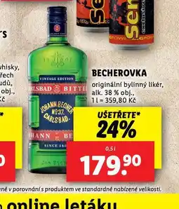 Lidl Becherovka nabídka