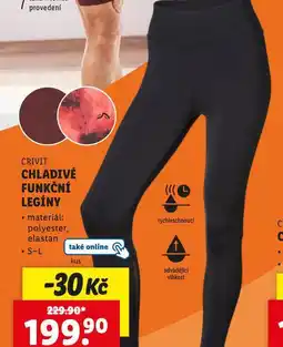 Lidl Chladivé funkční legíny nabídka