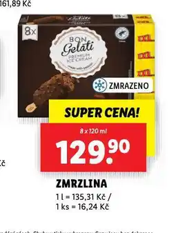 Lidl Zmrzlina nabídka