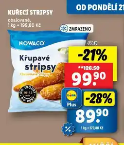 Lidl Kuřecí stripsy nabídka