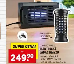 Lidl Elektrický lapač hmyzu nabídka
