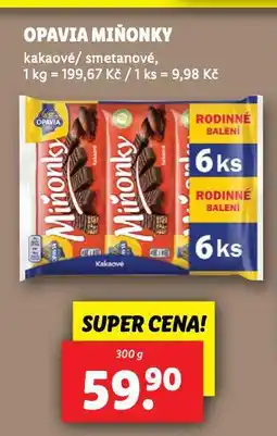 Lidl Opavia miňonky nabídka