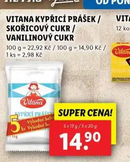 Lidl Vitana vanilinový cukr nabídka
