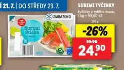 Lidl Surimi tyčinky nabídka