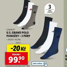 Lidl U.s. grand polo ponožky nabídka