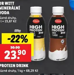 Lidl Protein drink nabídka