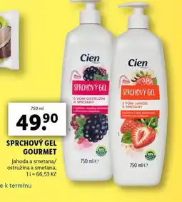 Lidl Cien sprchový gel gourmet nabídka