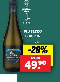 Lidl Piu secco nabídka