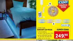 Lidl Barevný led pásek nabídka