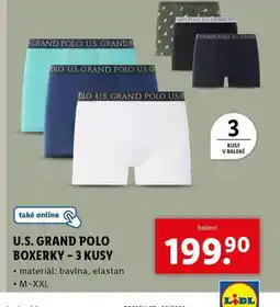 Lidl U.s. grand polo boxerky nabídka