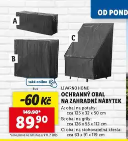 Lidl Ochranný obal na zahradní nábytek nabídka