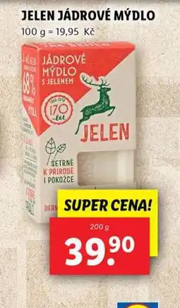 Lidl Jelen jádrové mýdlo nabídka