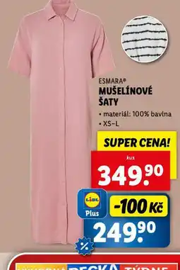 Lidl Mušelínové šaty nabídka