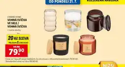 Lidl Vonná svíčka ve skle / vonná svíčka nabídka