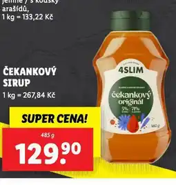 Lidl Čekankový sirup nabídka