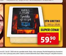 Lidl Sýr gretiki nabídka