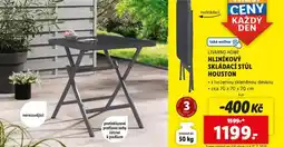 Lidl Hliníkový skládací stůl houston nabídka