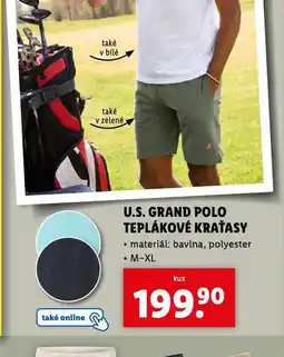 Lidl U.s. grand polo teplákové kraťasy nabídka