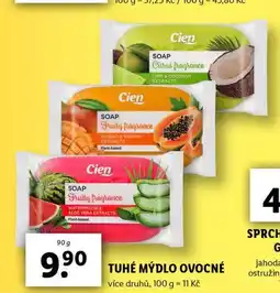 Lidl Tuhé mýdlo ovocné nabídka