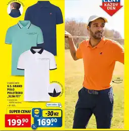 Lidl U.s. grand polo triko slim fit nabídka