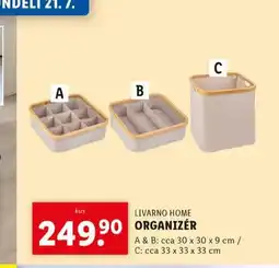 Lidl Organizér nabídka