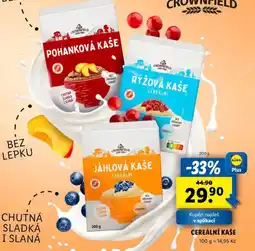 Lidl Cereální kaše nabídka
