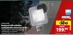 Lidl Venkovní led reflektor s pohybovým senzorem nabídka
