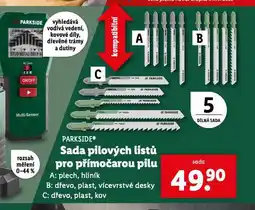 Lidl Sada pilových listů pro přímočarou pilu nabídka