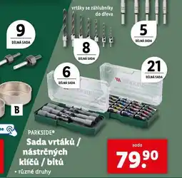 Lidl Sada vrtáků / nástrčných klíčů / bitů nabídka