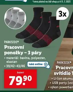 Lidl Pracovní ponožky nabídka